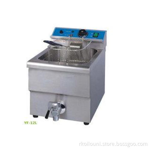 Stainless Steel 220V 12L Commercial Electric Fryer For KFC